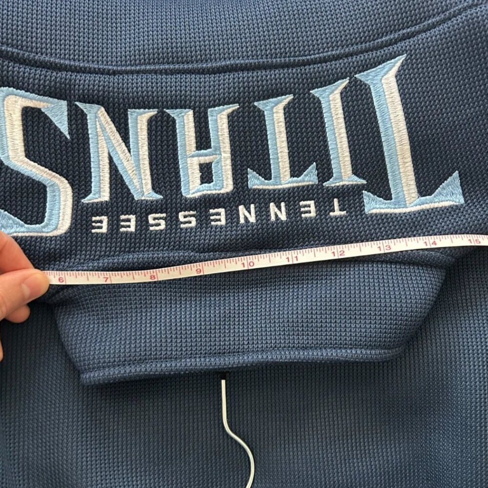 NWT NFL Team Apparel TENNESSEE TITANS Embroidered pullover Jacket Small MSRP $90 - Picture 15 of 15